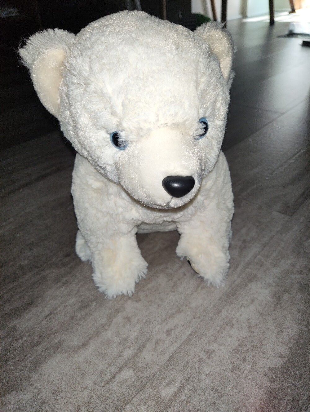Fahlo The Venture Polar Bear Plush White Wildlife Tracking Conservation Stuffed